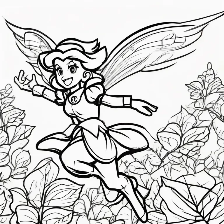 Princess_Peach_Using_the_Super_Leaf_to_Fly