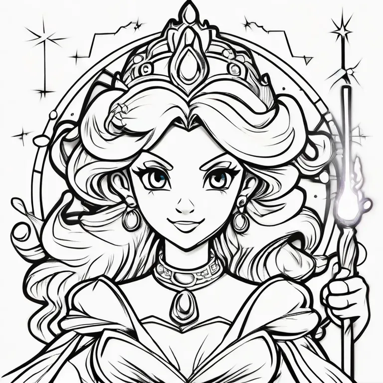 Princess_Peach_with_a_Magic_Wand_Casting_Spells