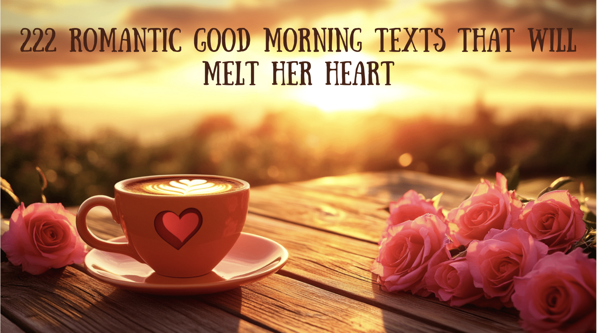 Romantic Good Morning Texts That Will Melt Her Heart