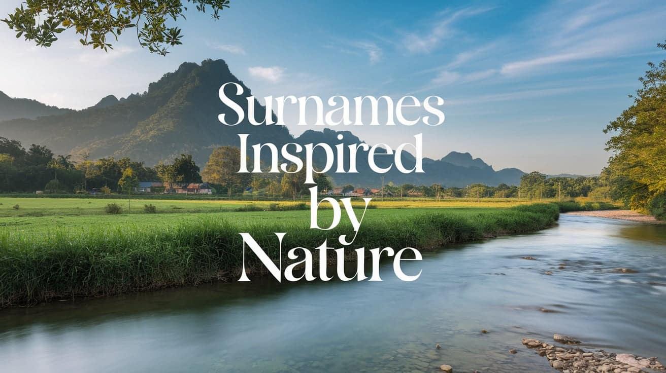 Surnames Inspired by Nature