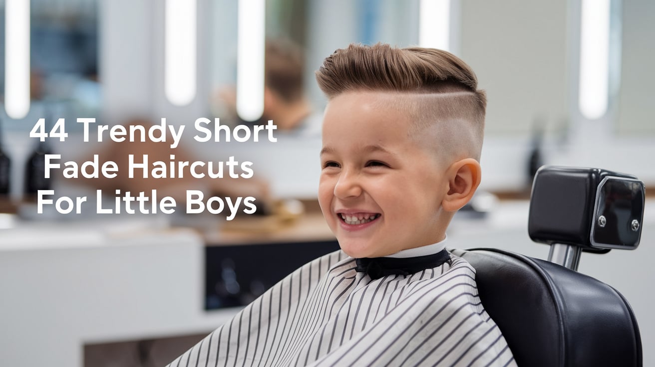 Trendy Short Fade Haircuts For Little Boys