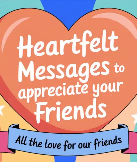 appreciation message to friends