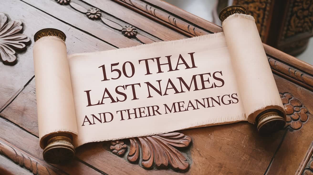 thai last names