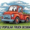 truck coloring page