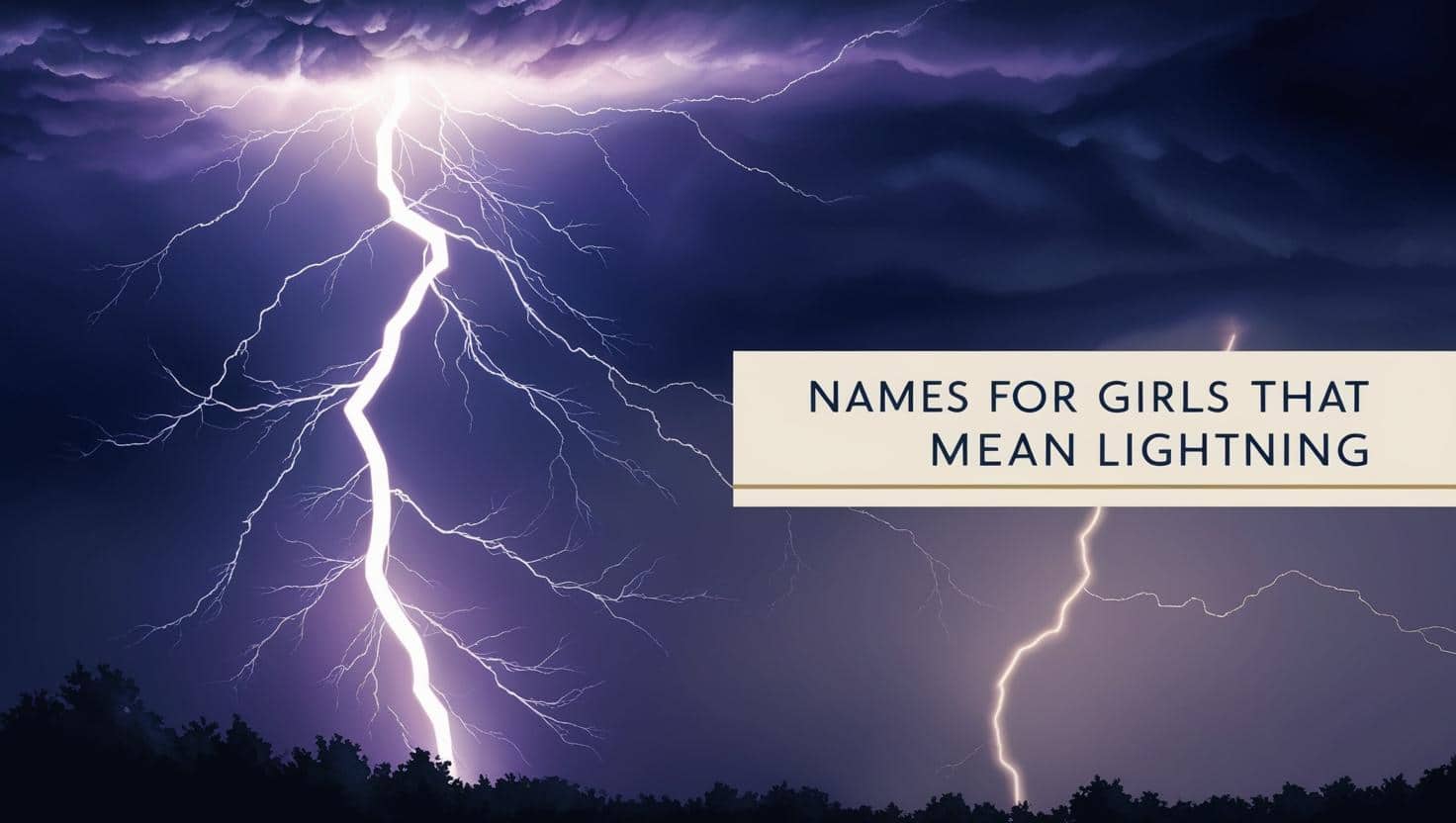 151 Unique Names for Girls That Means Lightning