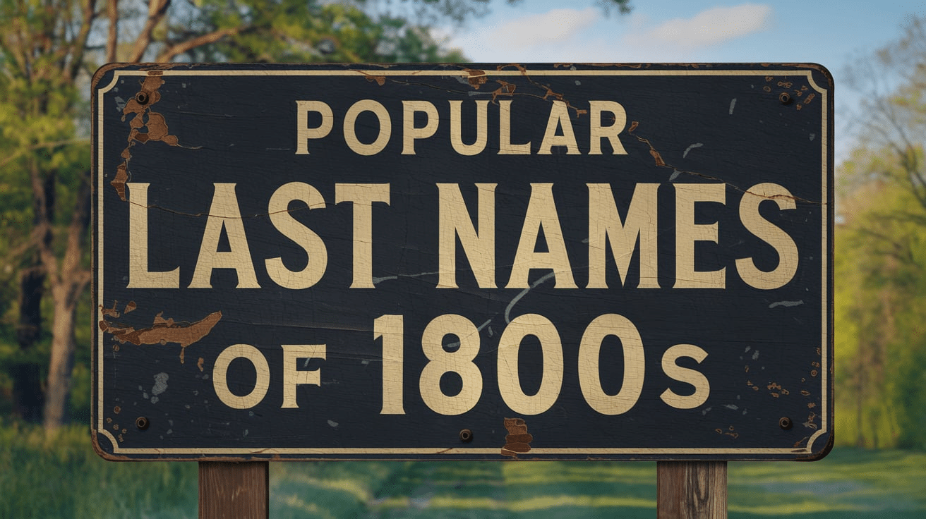 1800s last names