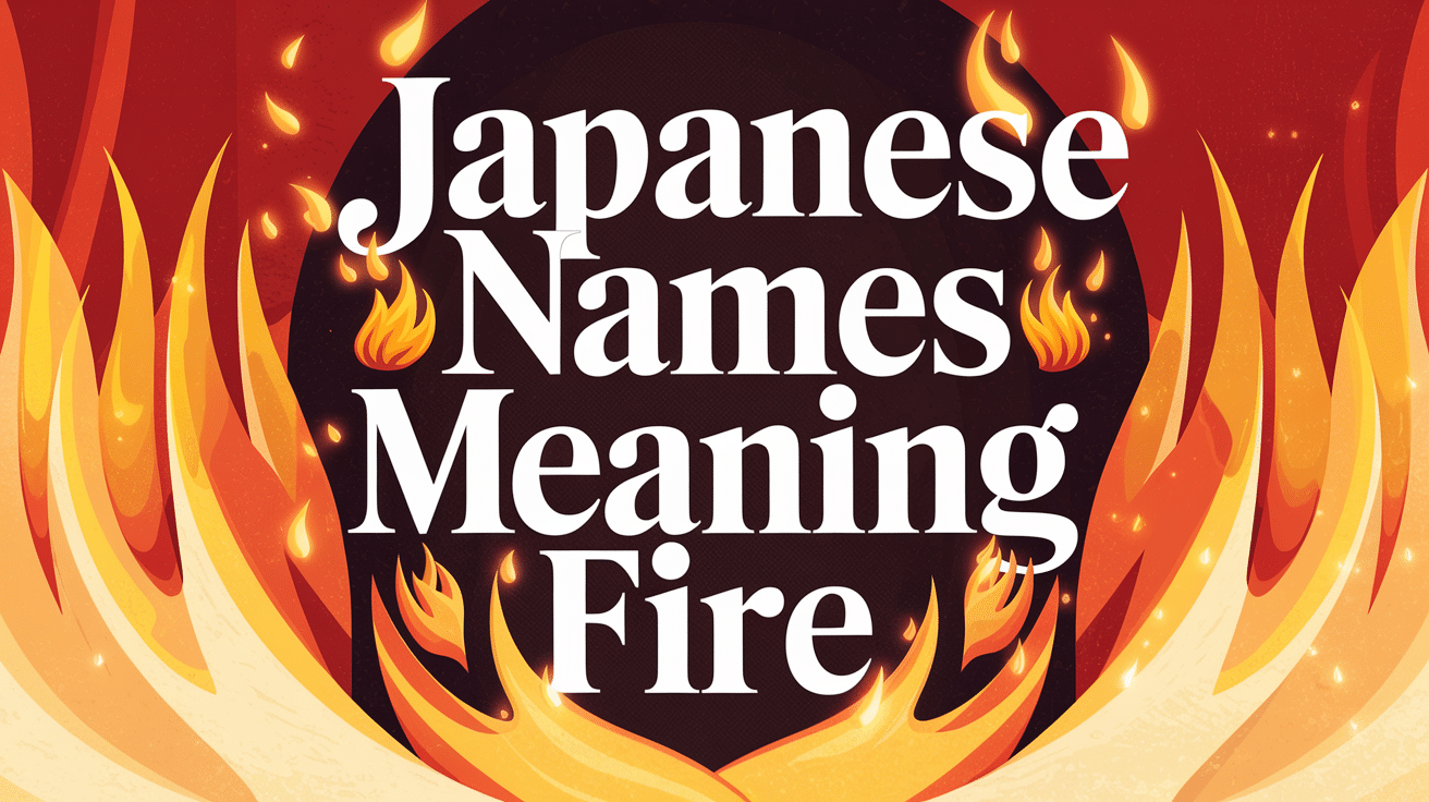 249 Popular Japanese Names That Mean Fire