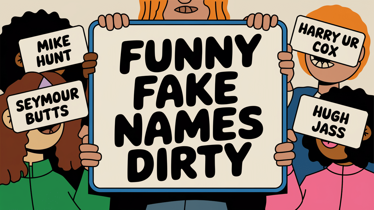 607 Funny and Fake Dirty Names