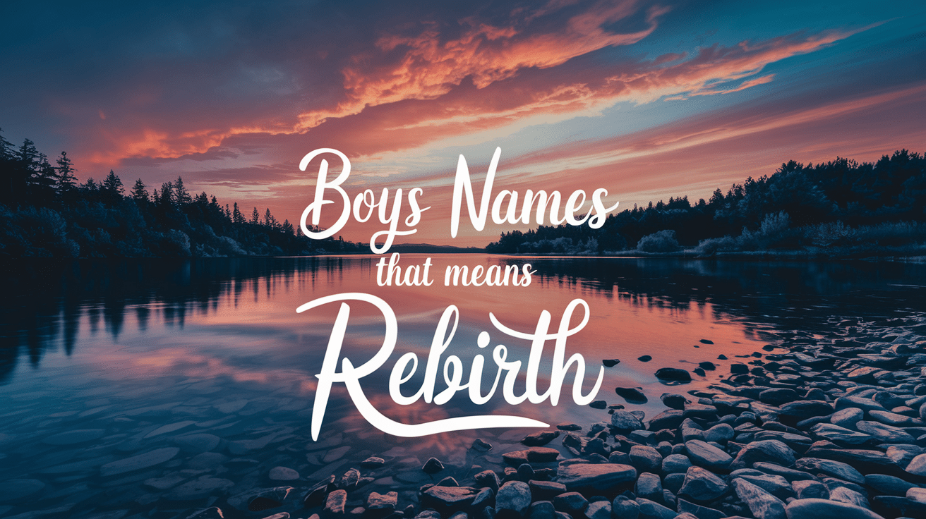 Boy name that means Rebirth