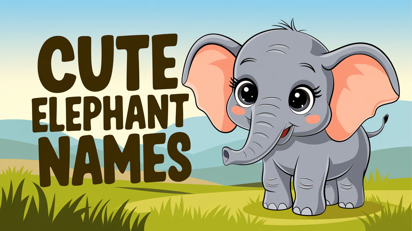 Cute Elephant Names with Meanings And Popularity