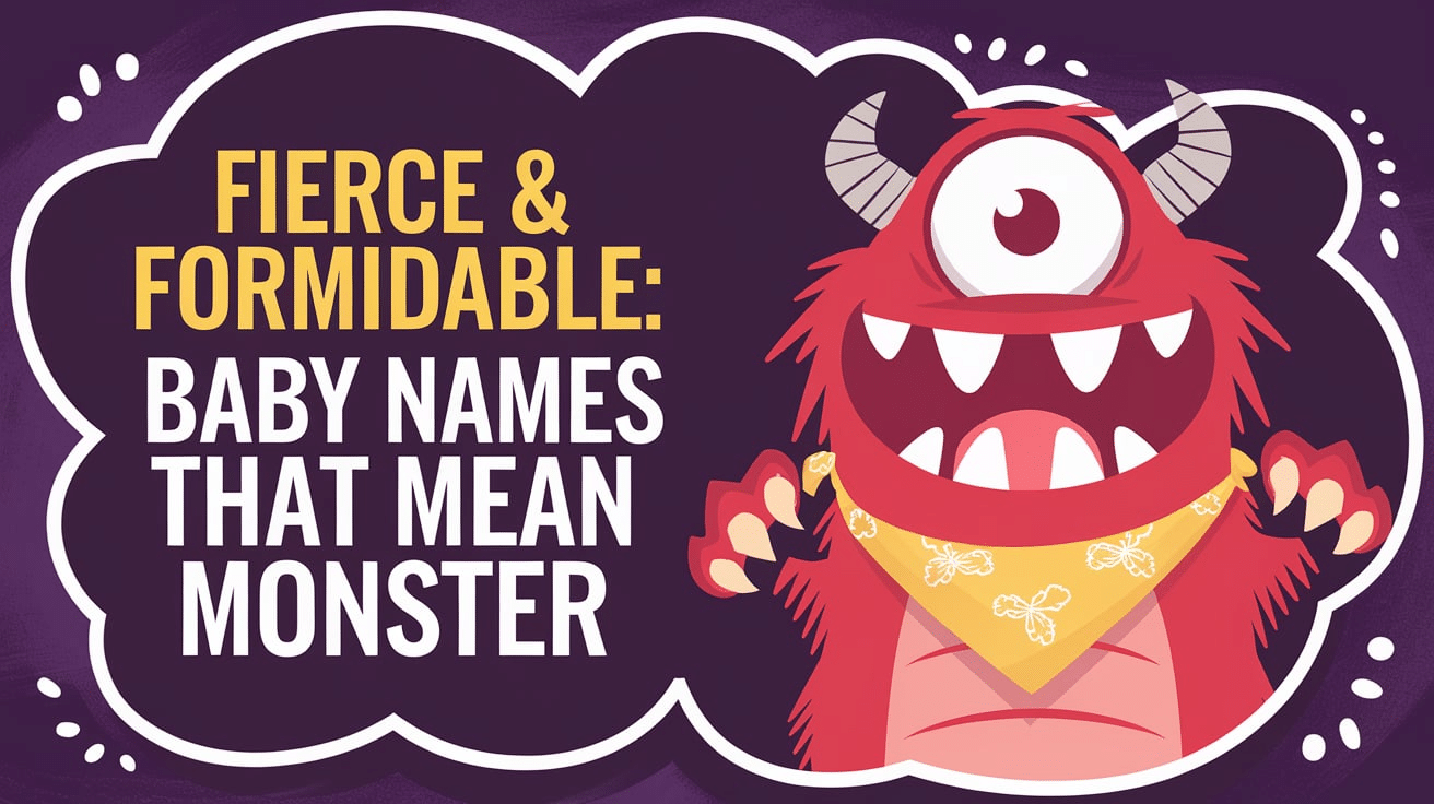 Fierce & Formidable Baby Names That Mean Monster