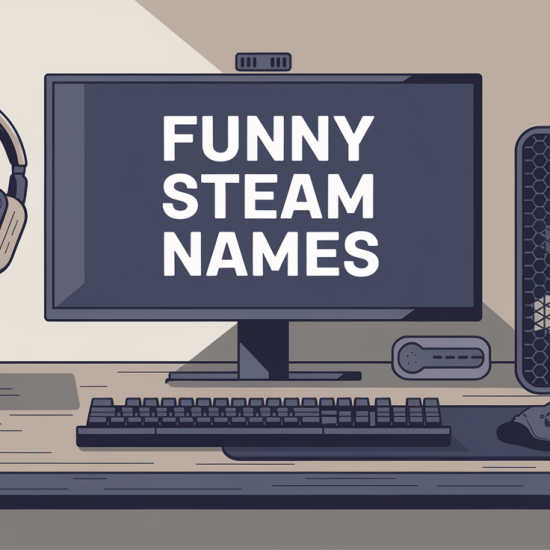 Funny Steam Names for Gamers