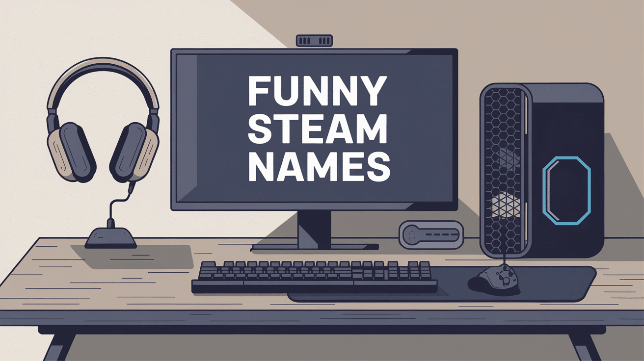 Funny Steam Names for Gamers