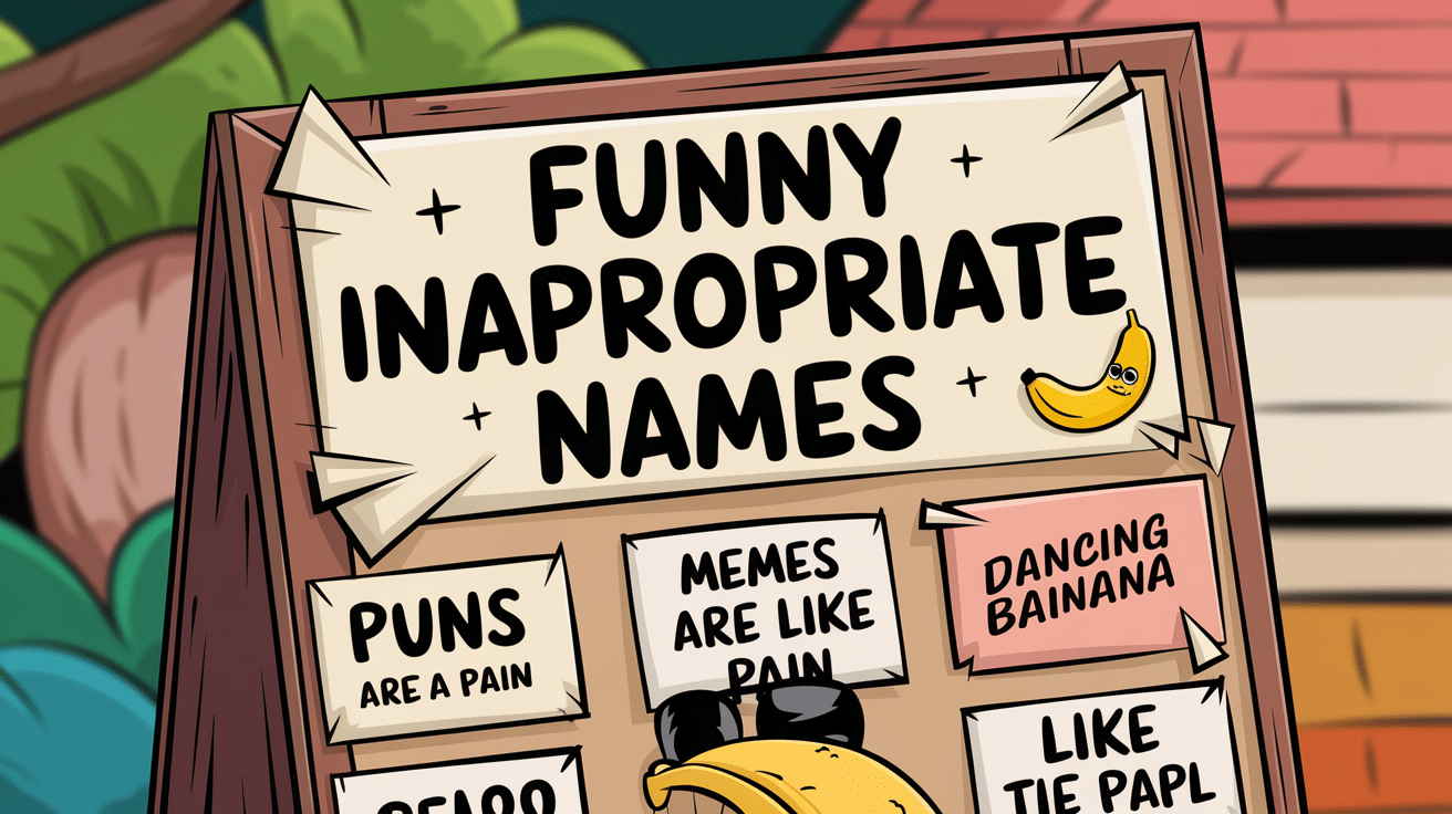 Outrageously Funny Inappropriate Name Ideas