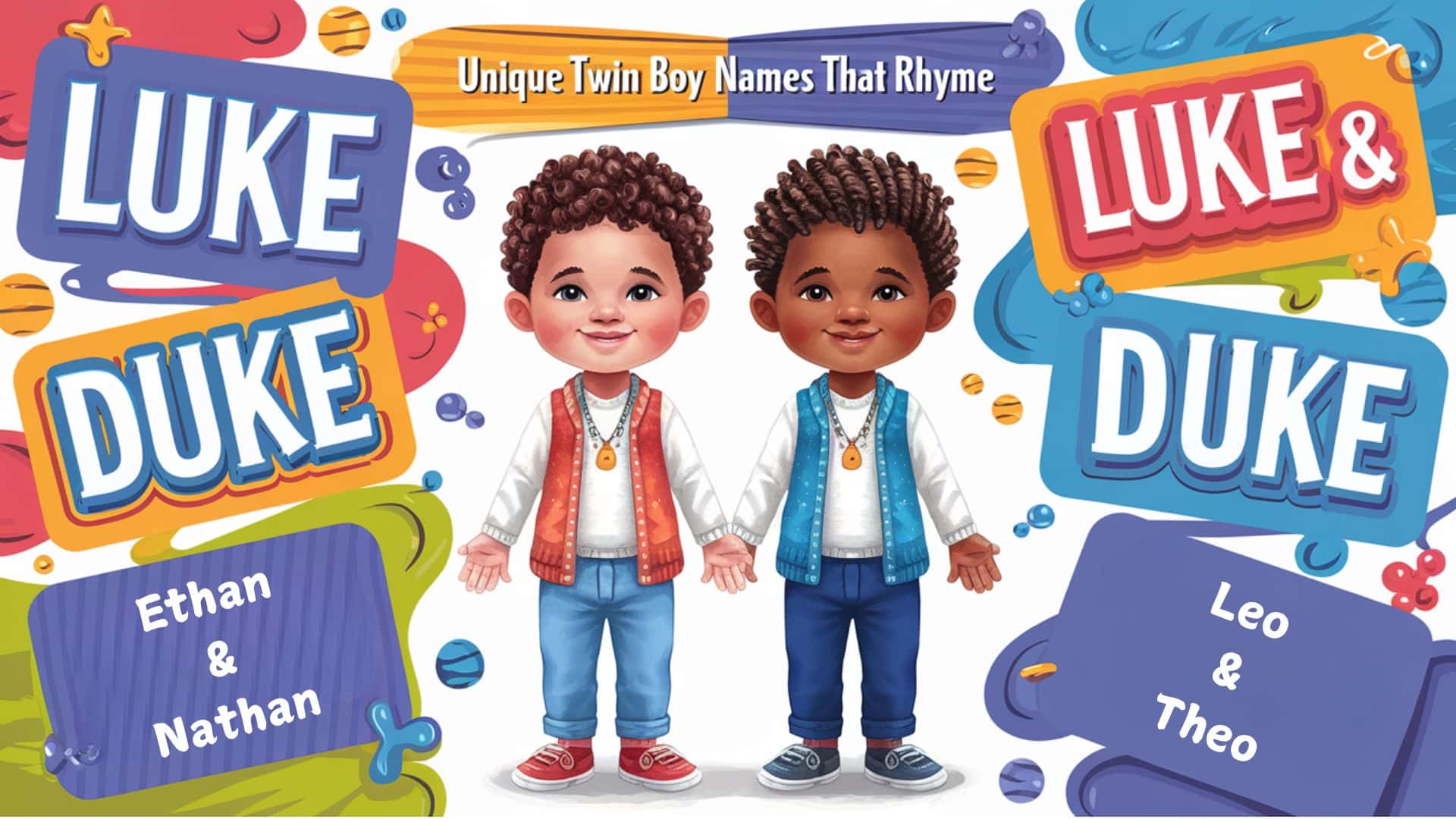 Special Twin Boy Names that Rhyme