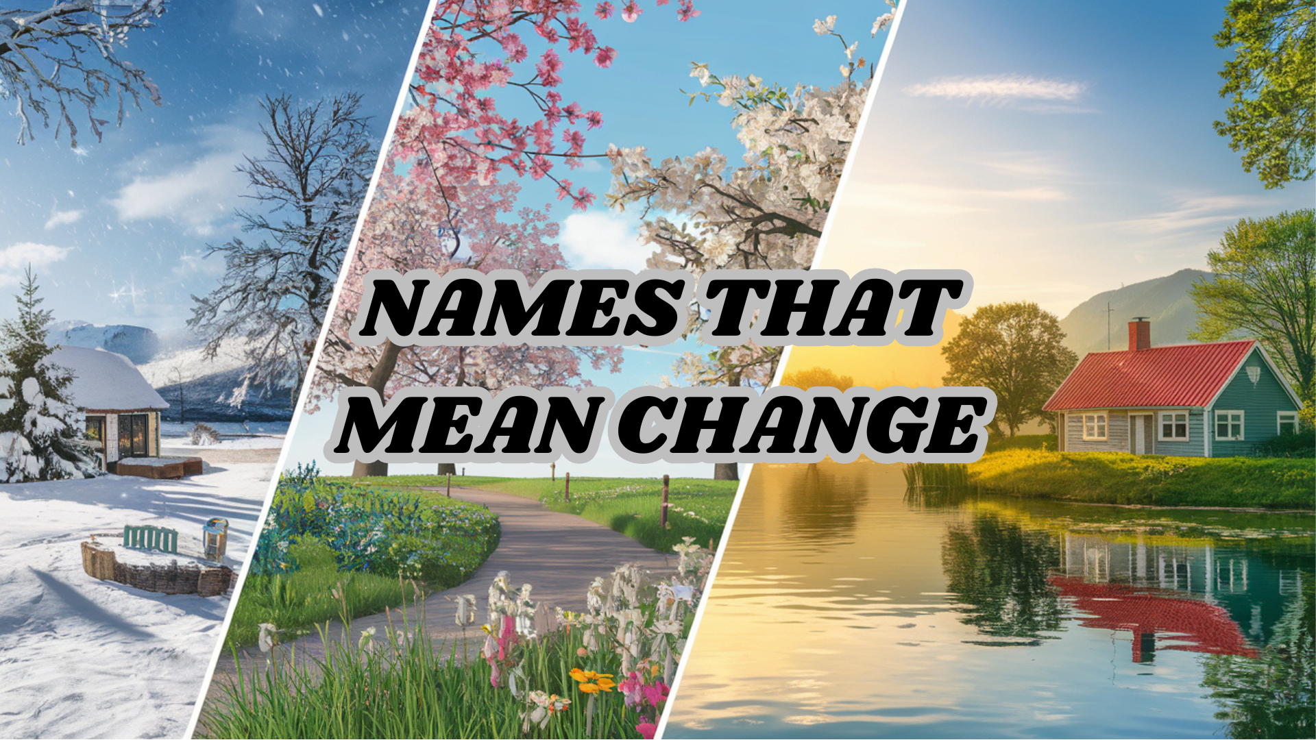 Unique And Meaningful Names That Mean Change