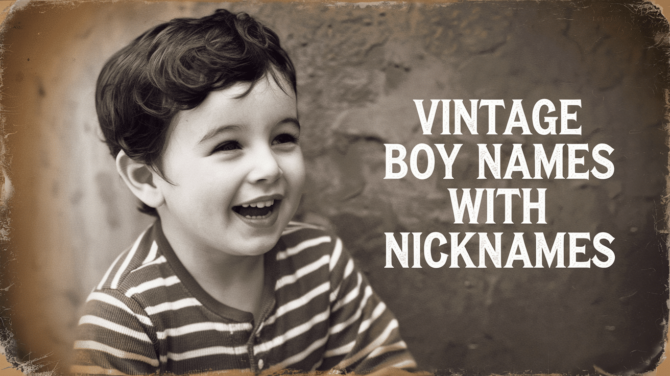 Vintage Boy Names with Charming Nicknames