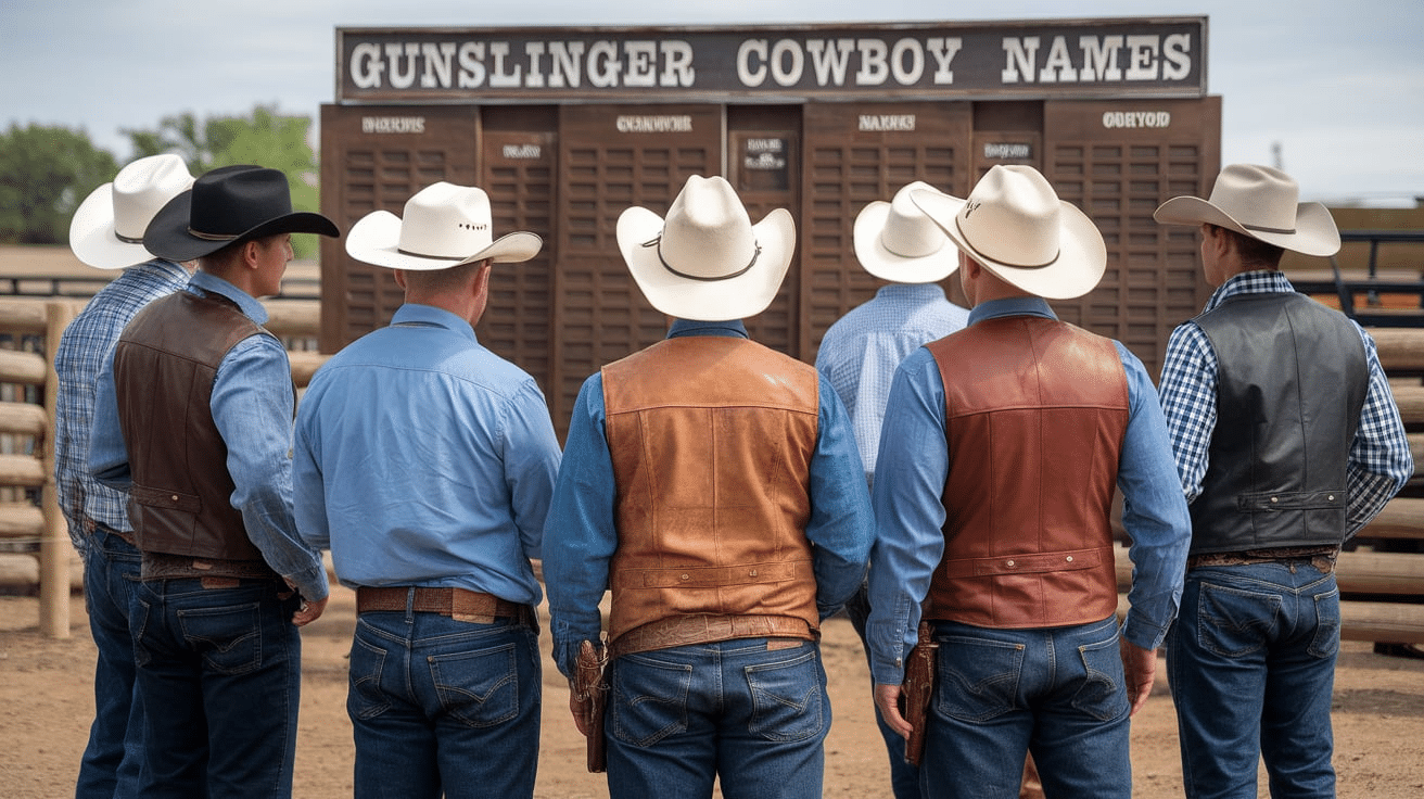 gunslinger cowboy names