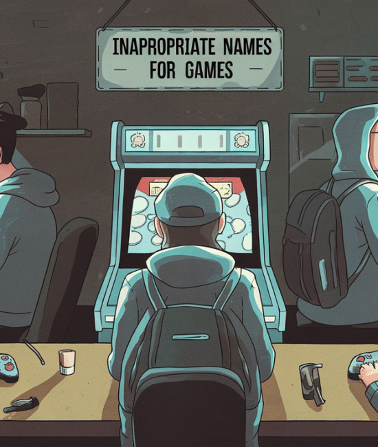 inappropriate names for games
