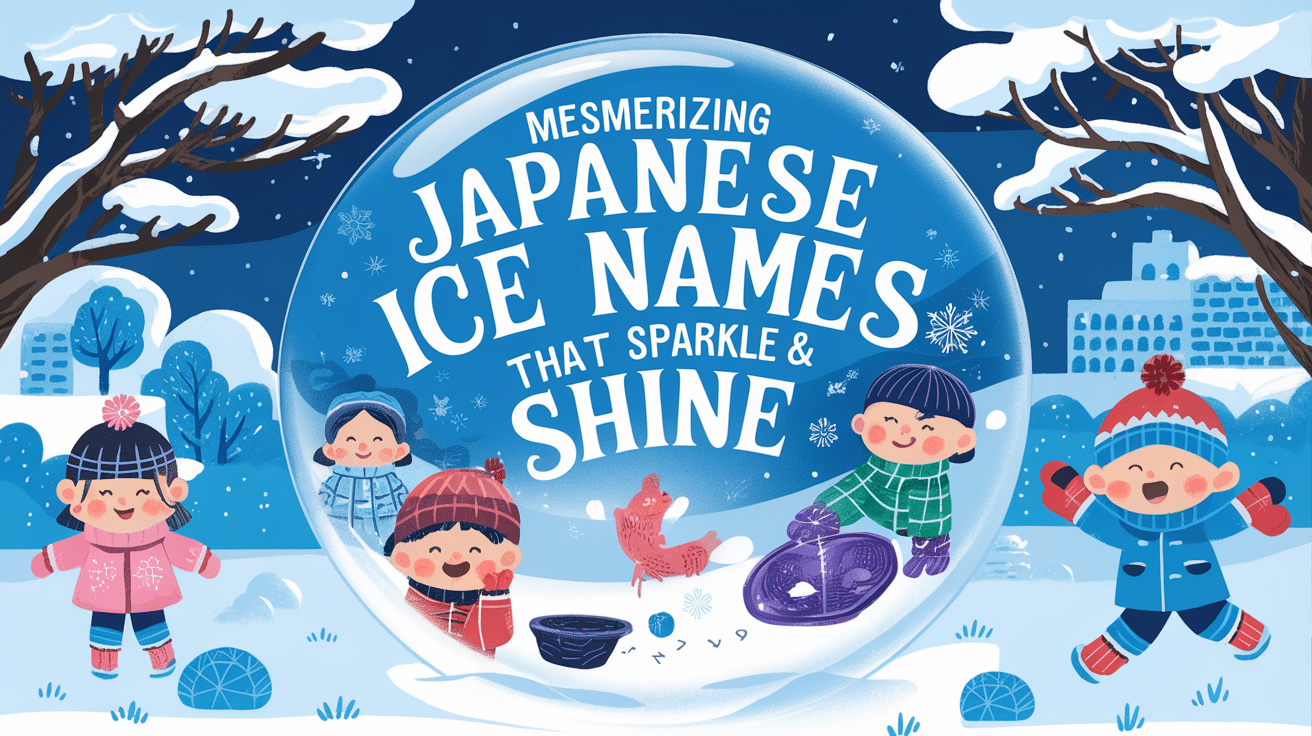 japanese names meaning ice