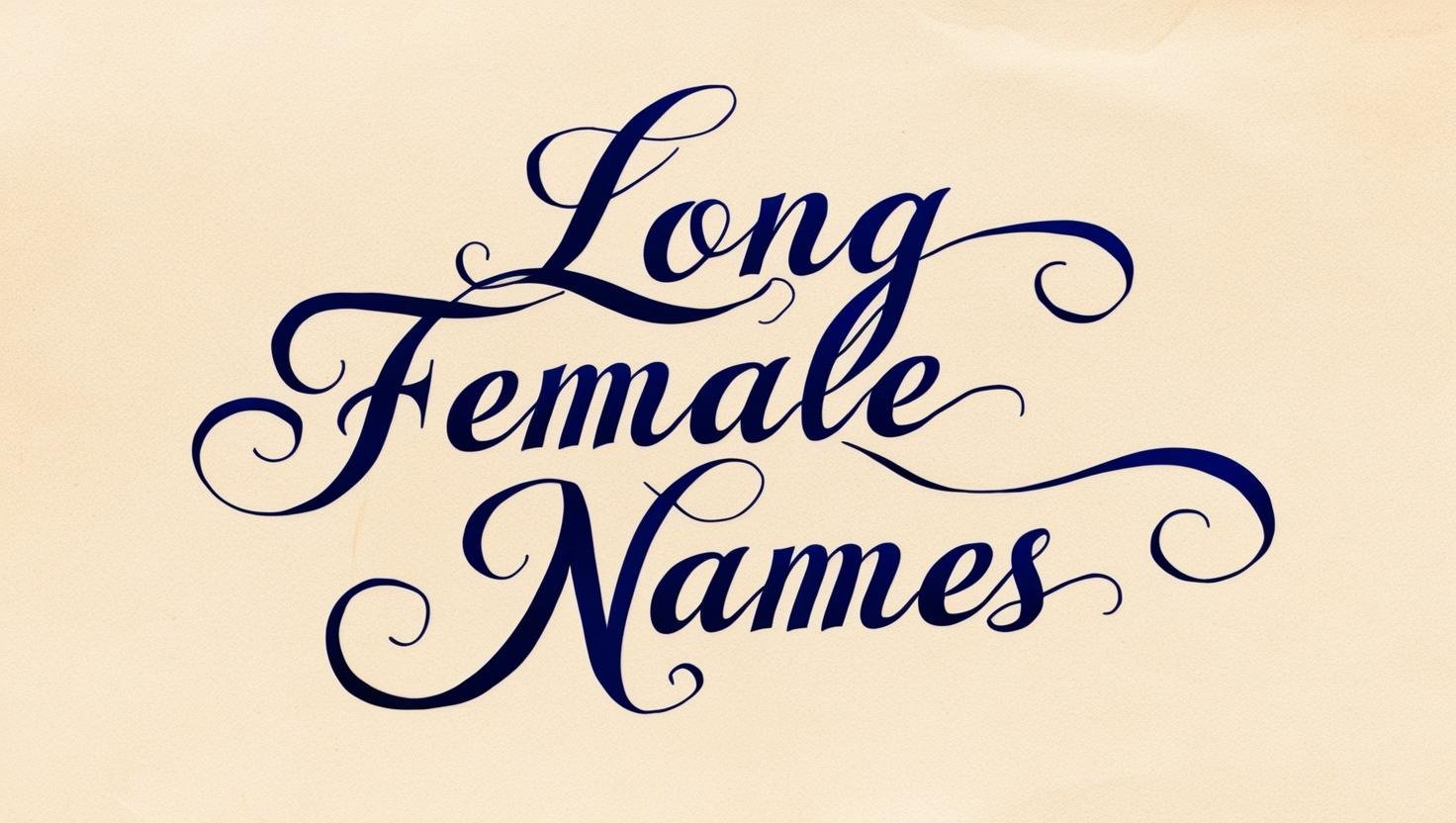 long female names