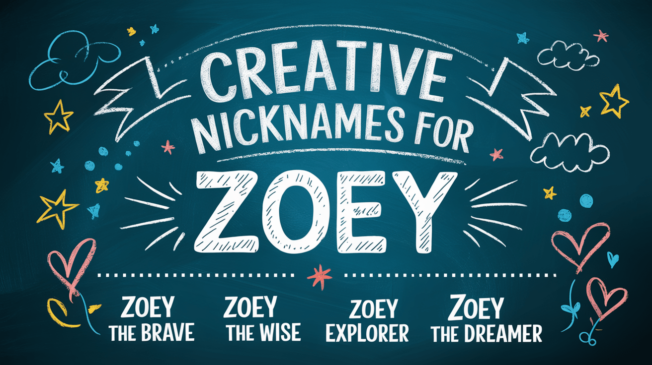 nicknames for zoey