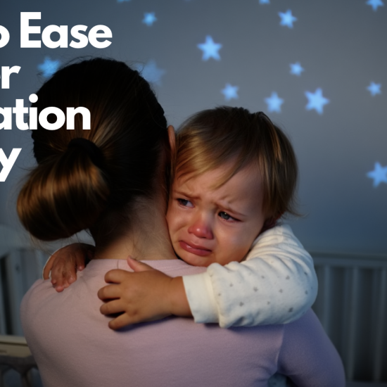 How to Ease Toddler Separation Anxiety at Bedtime
