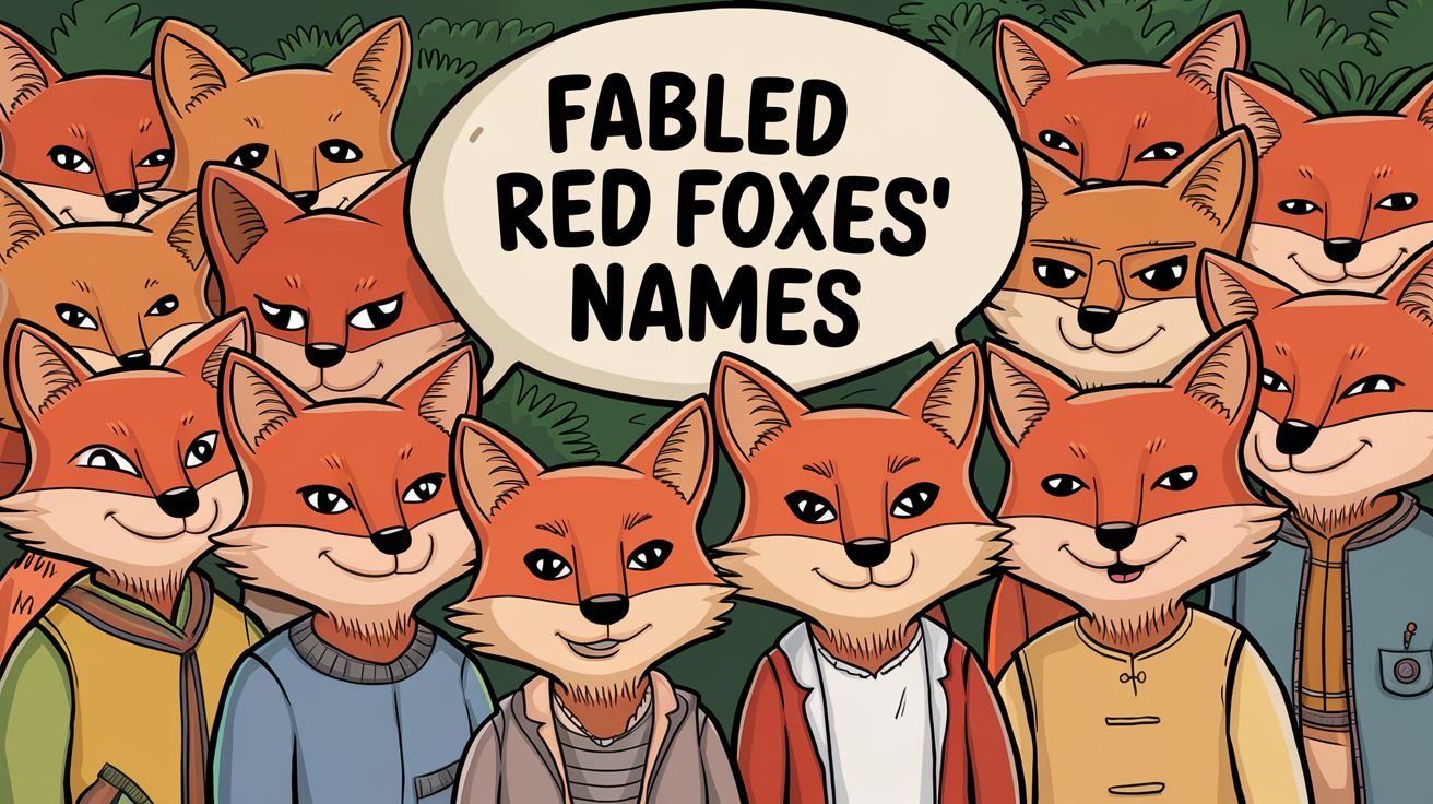 Red Foxes Names: for the Flame-Furred Tricksters