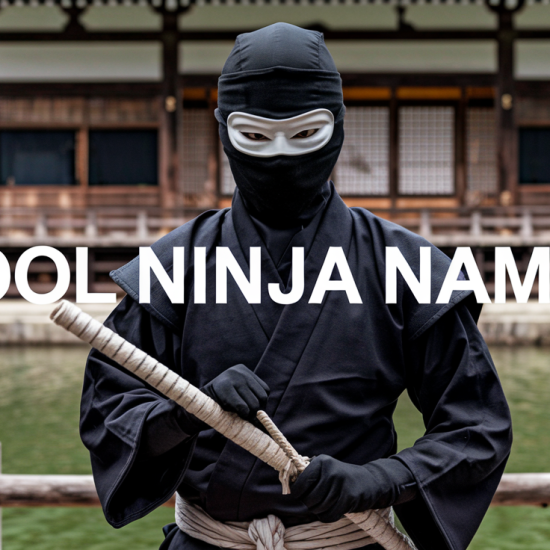 cool ninja names