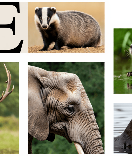 mammals with e