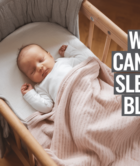 when can babies sleep with a blanket