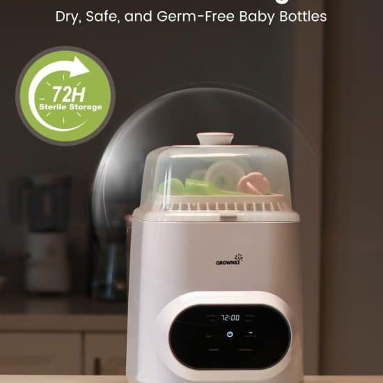 Meet the GROWNSY Baby Bottle Washer That Saves Time, Water, and Your Sanity