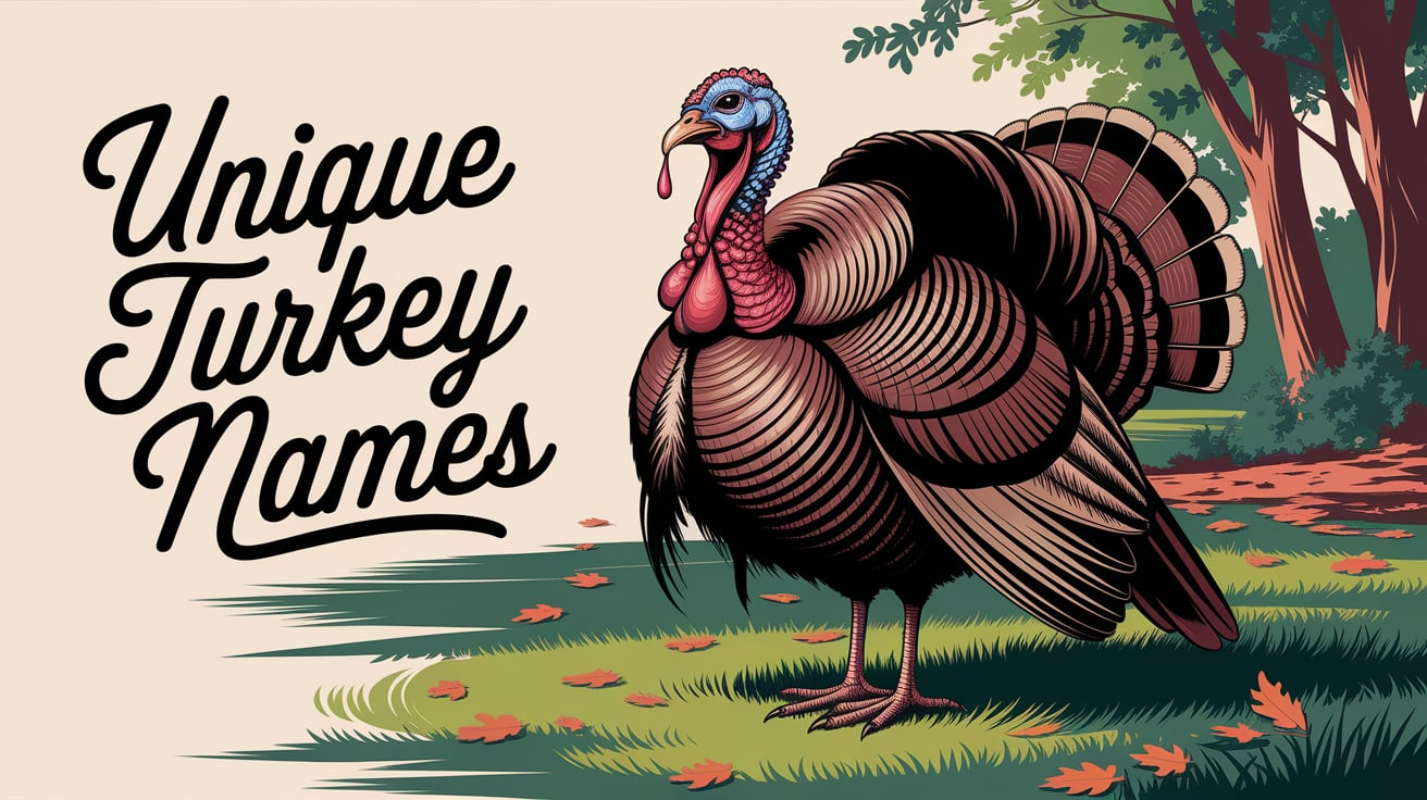 409 Cute & Funny Turkey Names for Your Gobbling Friend