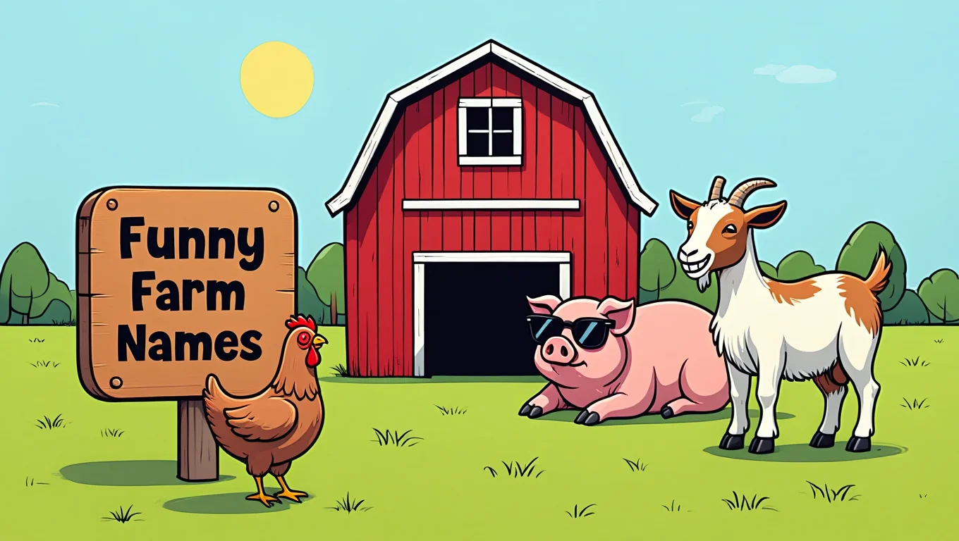 445 Funny Farm Names That’ll Crack You Up