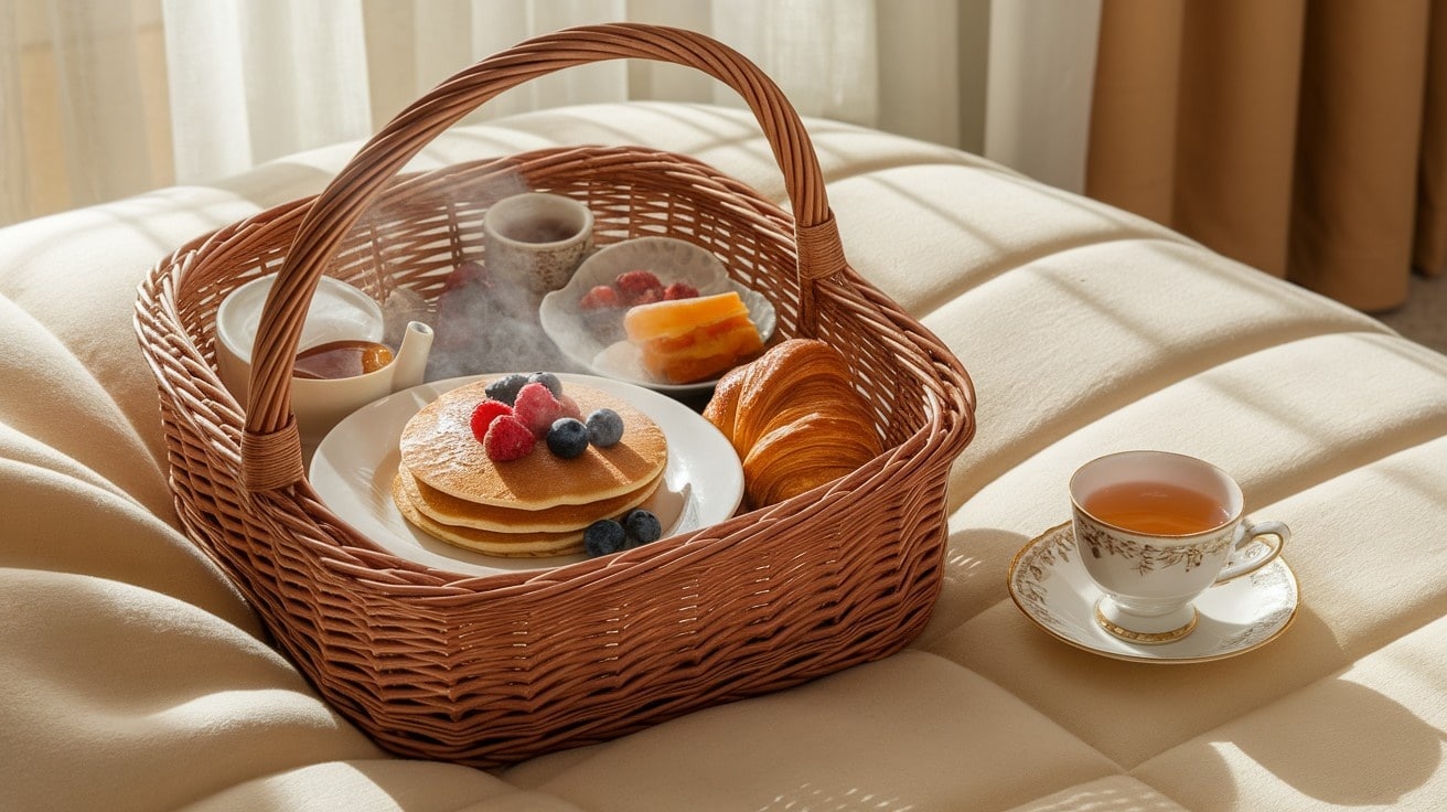 Breakfast-in-Bed Basket
