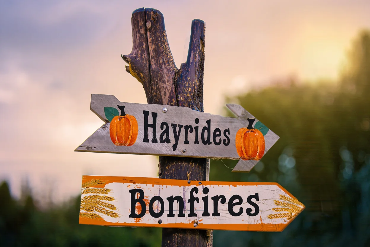 Hayrides__Bonfires_Direction_Sign
