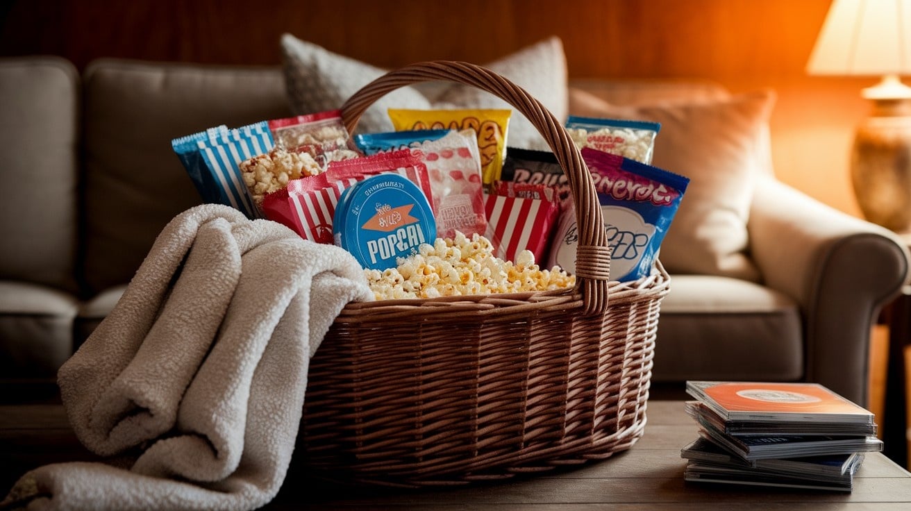 Movie Night Basket