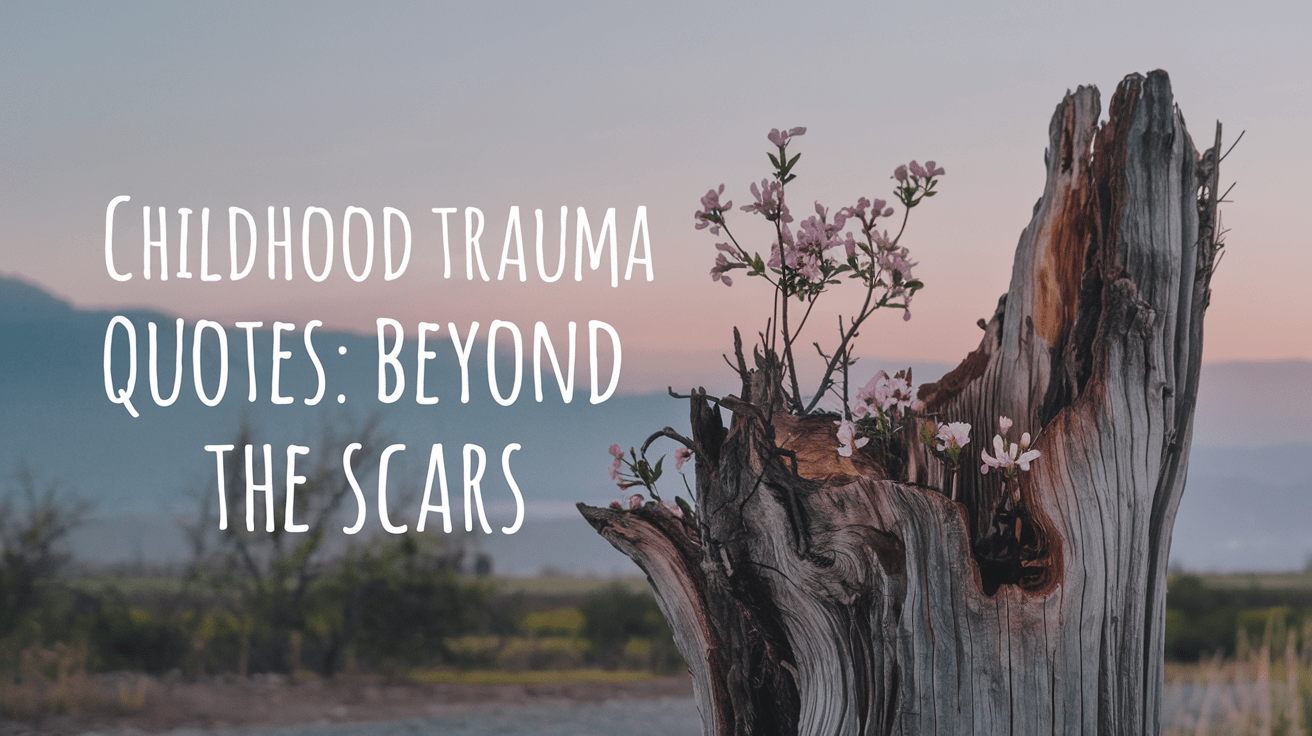 Wounds to Wisdom: Childhood Trauma Quotes