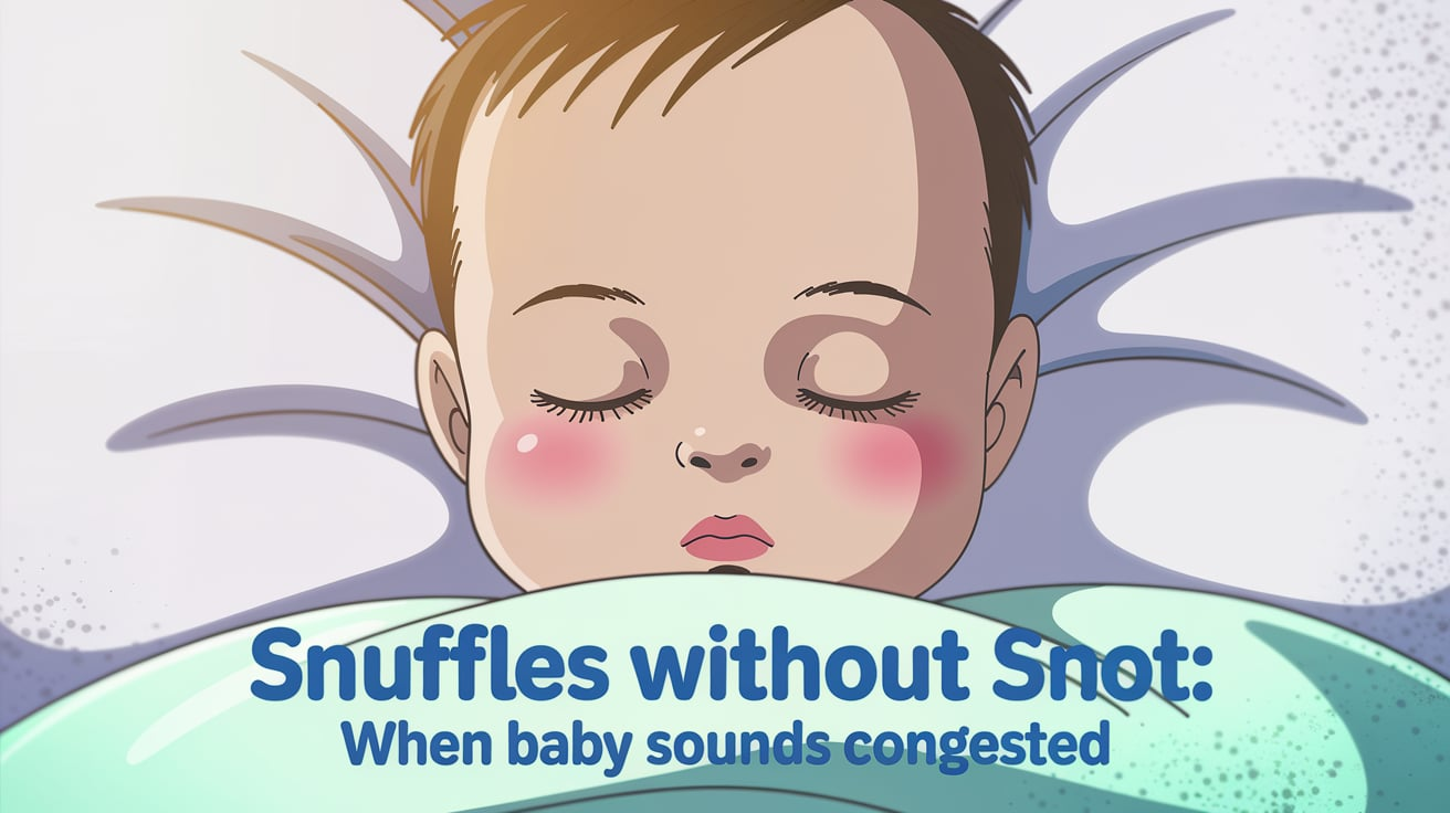 aby sounds congested but no mucus in nose