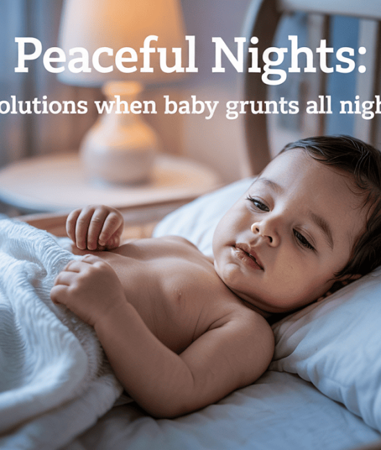 baby grunts all night