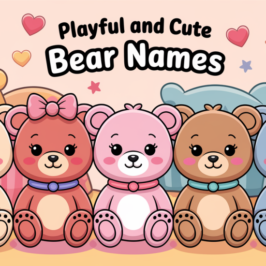 cute bear names