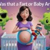 difference between gas bubbles and baby moving