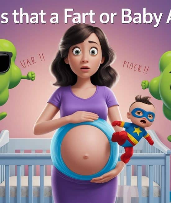 difference between gas bubbles and baby moving
