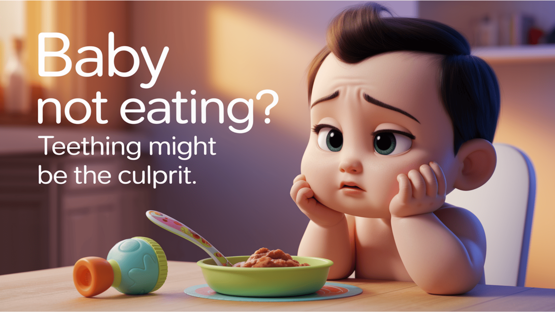 do babies eat less when teething