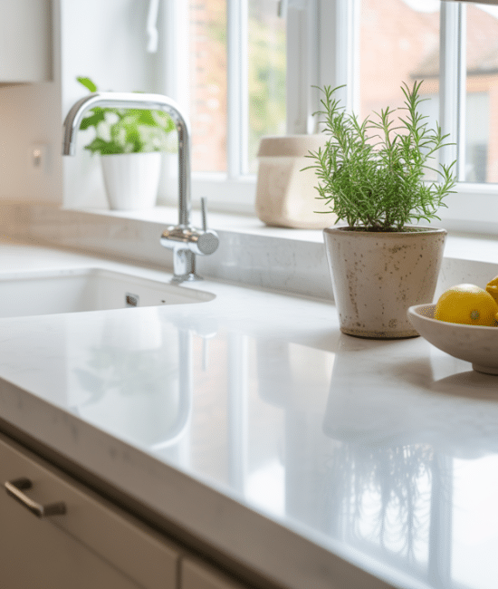 Why Corian Is Ideal for Integrated Sinks and Splashbacks in Hertfordshire Homes