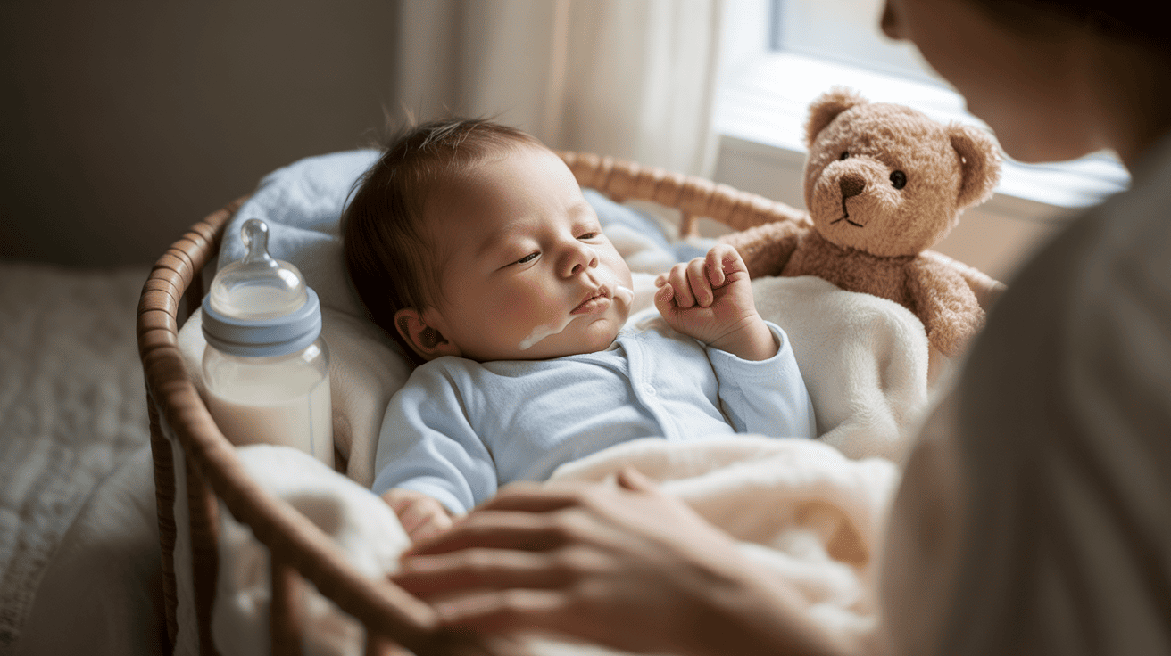 what if baby doesn't burp and falls asleep