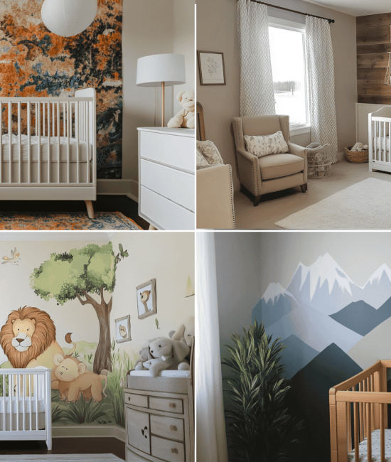 27 Trendy Baby Room Accent Wall Designs