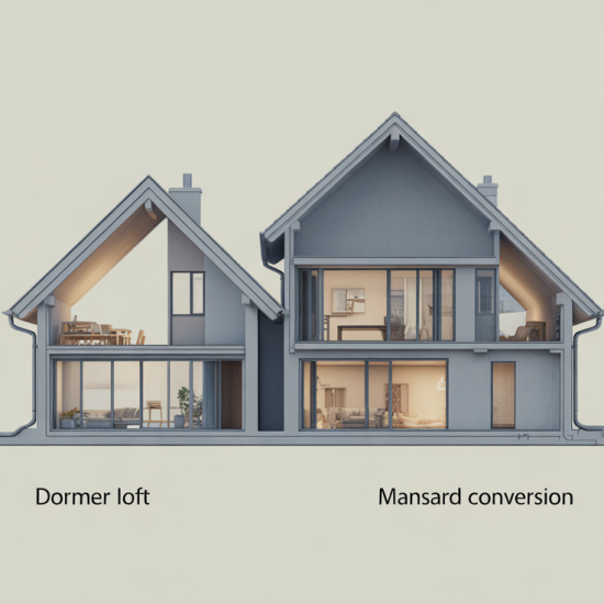 What’s The Difference Between A Dormer And A Mansard Loft Conversion?