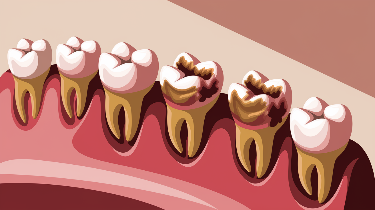 milk rot teeth
