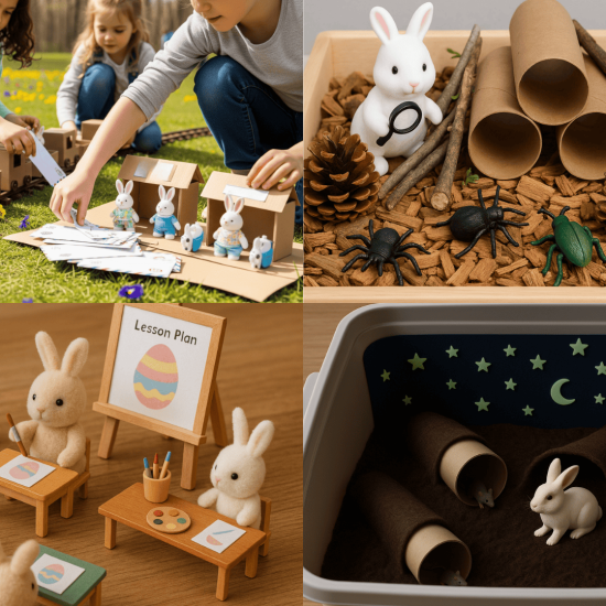 45 Egg-stra Fun Ideas for Your Easter Sensory Bin Play